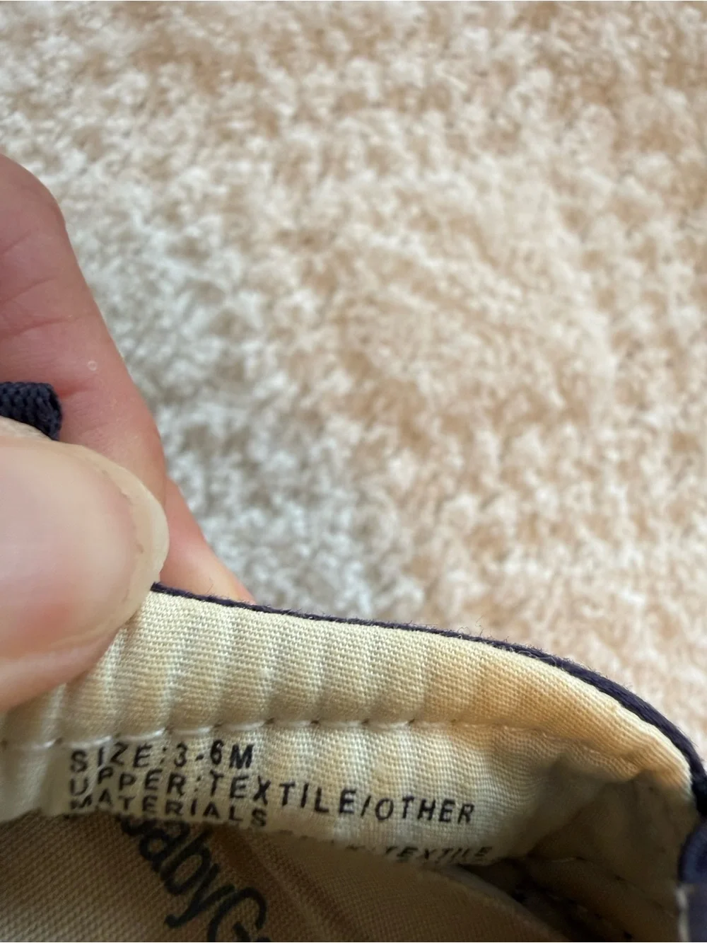 GAP Navy Slip-On & Plaid Baby Shoe Set with Light Gray Pair